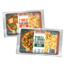 Naanbrood naturel of knoflook